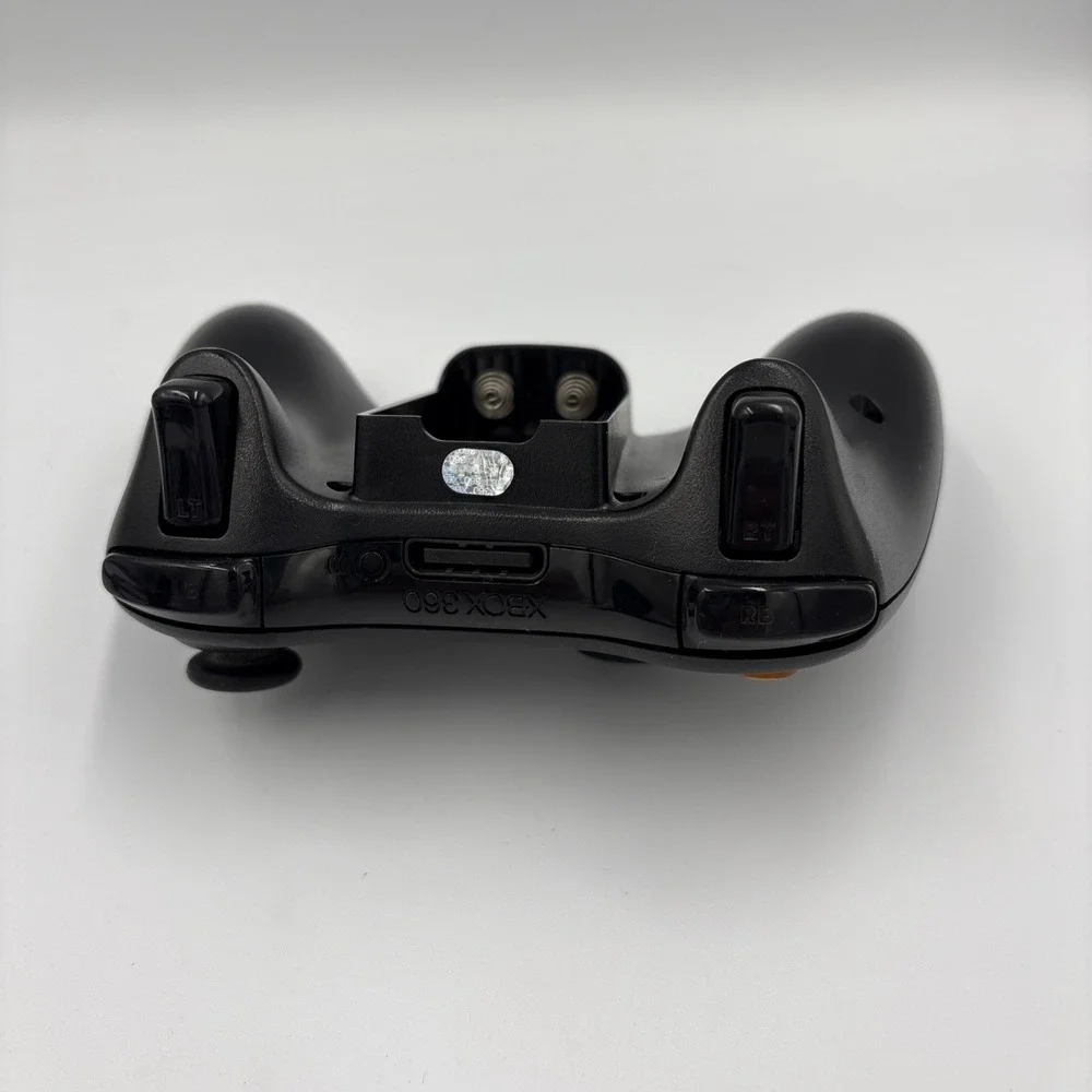 Original Microsoft Xbox 360 Wireless Black Controller